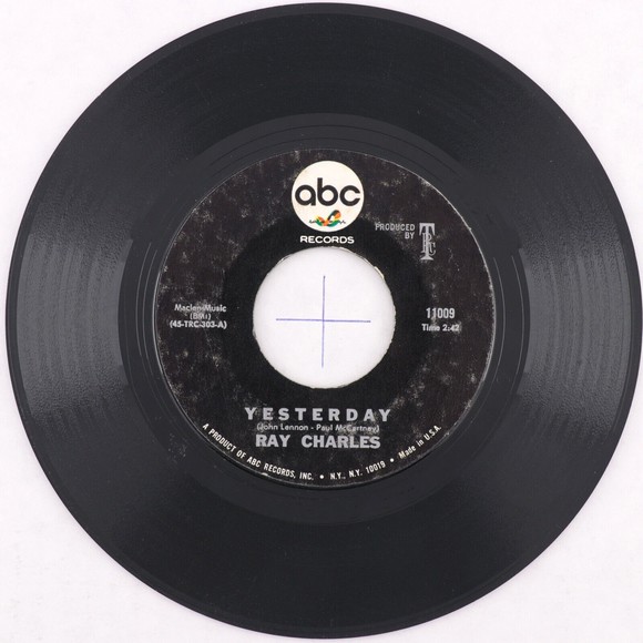 Ray Charles – Yesterday / Never Had Enough Of Nothing Yet 45 rpm Vinyl Record 7" - Picture 5 of 6
